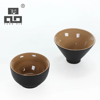 TANGPIN drinkware japanese black crockery ceramic tea cup for puer ceramic teacups chinese kung fu cup drinkware
TANGPIN drinkware japanese black crockery ceramic tea cup for puer ceramic teacups chinese kung fu cup drinkware