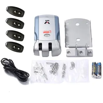 Wireless Remote Control Electronic Lock Invisible Keyless Entry Door Lock with 4 Remote Controllers Phone APP Control
Wireless Remote Control Electronic Lock Invisible Keyless Entry Door Lock with 4 Remote Controllers Phone APP Control