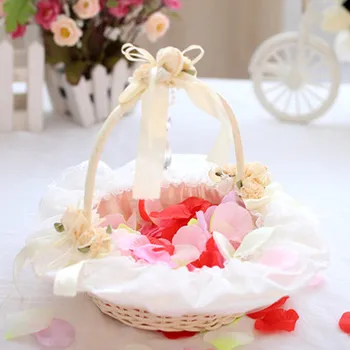 2 PCS Lace Wedding Handmade Flower Basket Petals Basket Wedding Flower Basket Supplies Event & Party Supplies
2 PCS Lace Wedding Handmade Flower Basket Petals Basket Wedding Flower Basket Supplies Event & Party Supplies