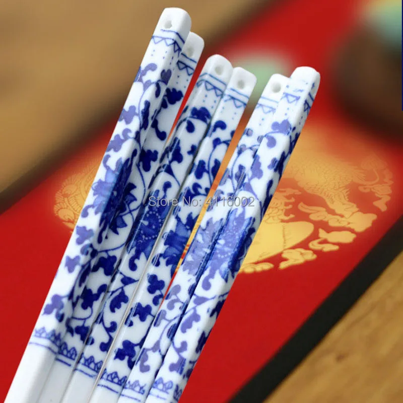50 Pairs Blue And White Porcelain Chopsticks Chinese Ceramic Chopsticks Reusable Rice Sushi Tableware Eco-Friendly
50 Pairs Blue And White Porcelain Chopsticks Chinese Ceramic Chopsticks Reusable Rice Sushi Tableware Eco-Friendly