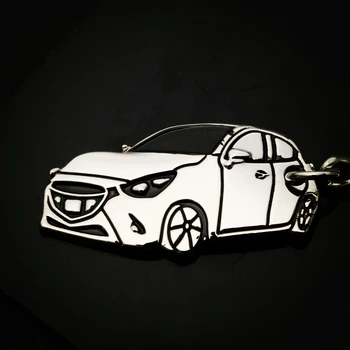 3D Design Zinc-Aluminum Alloy Keychain Key Ring for Car Accessories Mazda 2 Demio
3D Design Zinc-Aluminum Alloy Keychain Key Ring for Car Accessories Mazda 2 Demio
