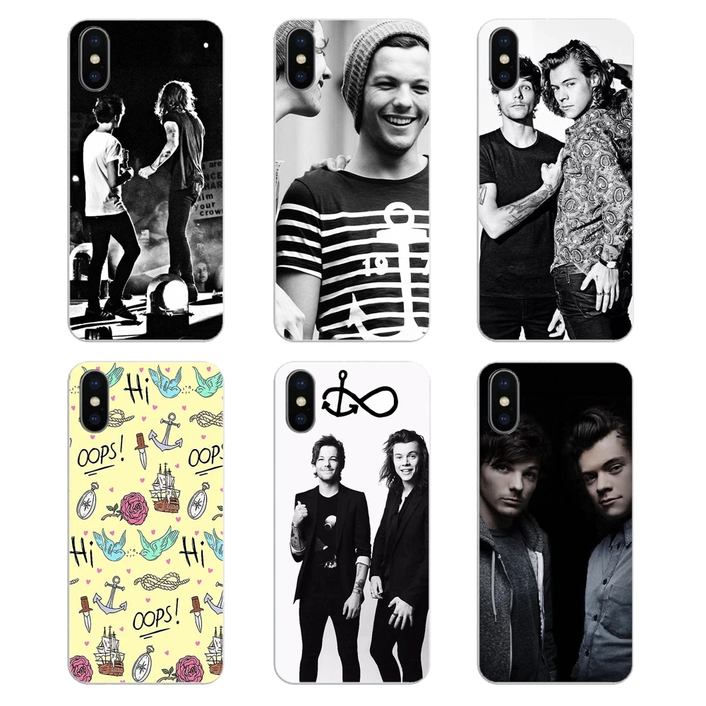 For iPod Touch iPhone 4 4S 5 5S 5C SE 6 6S 7 8 X XR XS Plus MAX Silicone Cases Covers Harry Styles one direction Larry Stylinson |