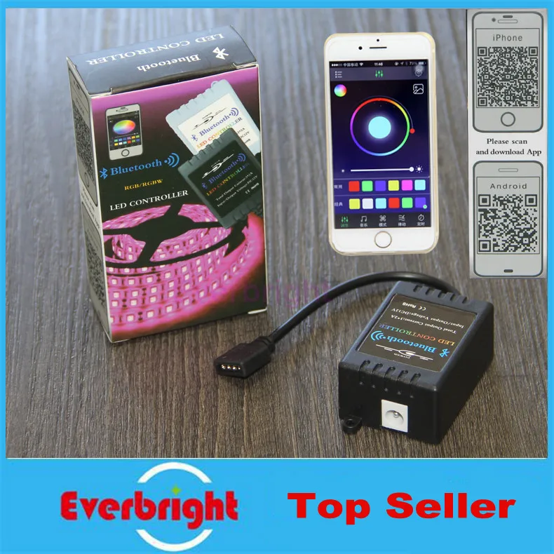 New Arrvial DC12V 6A RGB led Controller for SMD5050 3528 RGB Led strip compatible with IOS/Android smart phone wireless control
New Arrvial DC12V 6A RGB led Controller for SMD5050 3528 RGB Led strip compatible with IOS/Android smart phone wireless control