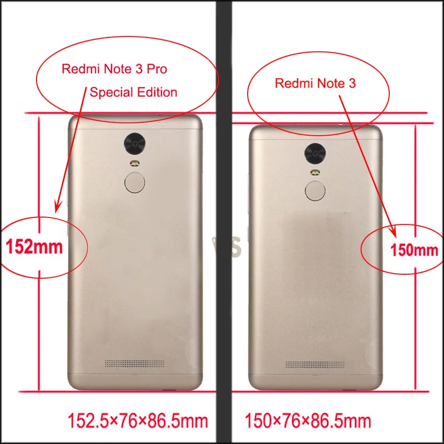 Xiaomi Redmi Note 3 Pro Отличие