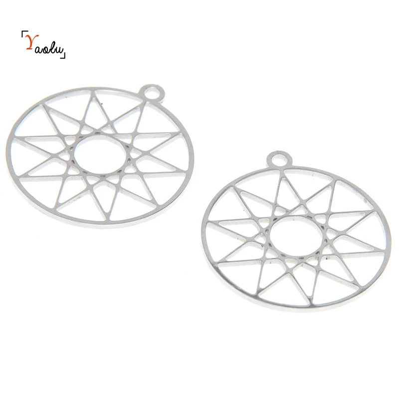 5pcs/lot Decagram charm Ten-Pointed StarEmblem Amulet Talisman Stainless steel Charm pendant 28x25mm
5pcs/lot Decagram charm Ten-Pointed StarEmblem Amulet Talisman Stainless steel Charm pendant 28x25mm
