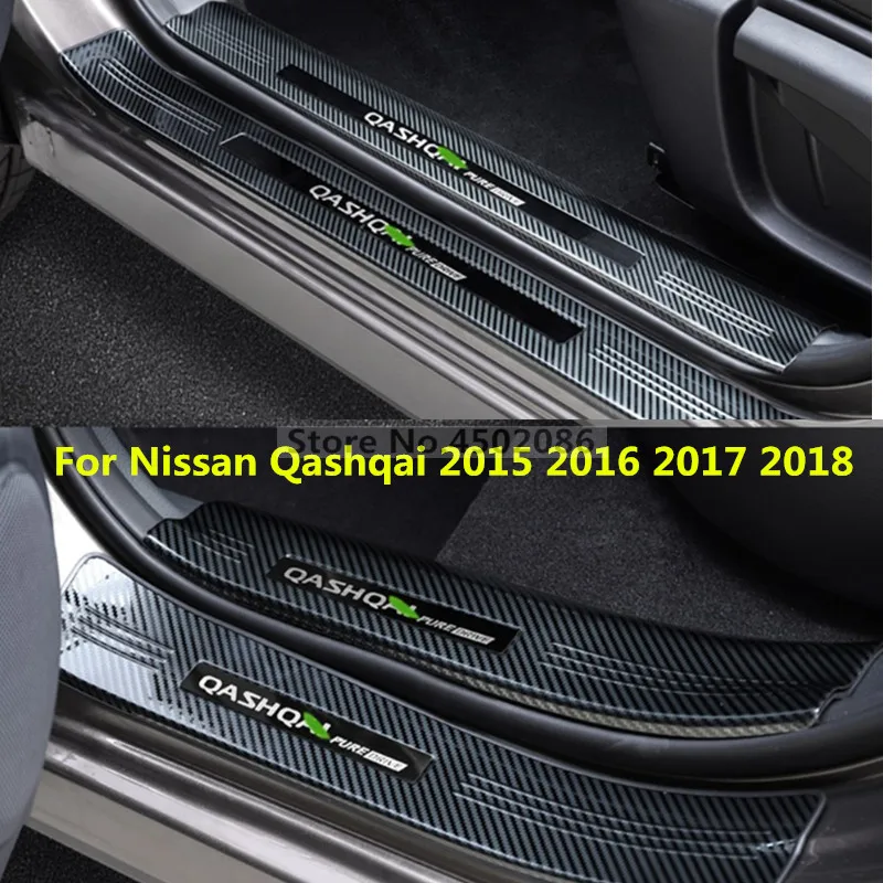 Car Carbon Fiber For Nissan Qashqai Door Sill J11 Scuff Plate Stainless Steel Door Sills Pedal Car Styling Sticker 2015-2018
Car Carbon Fiber For Nissan Qashqai Door Sill J11 Scuff Plate Stainless Steel Door Sills Pedal Car Styling Sticker 2015-2018