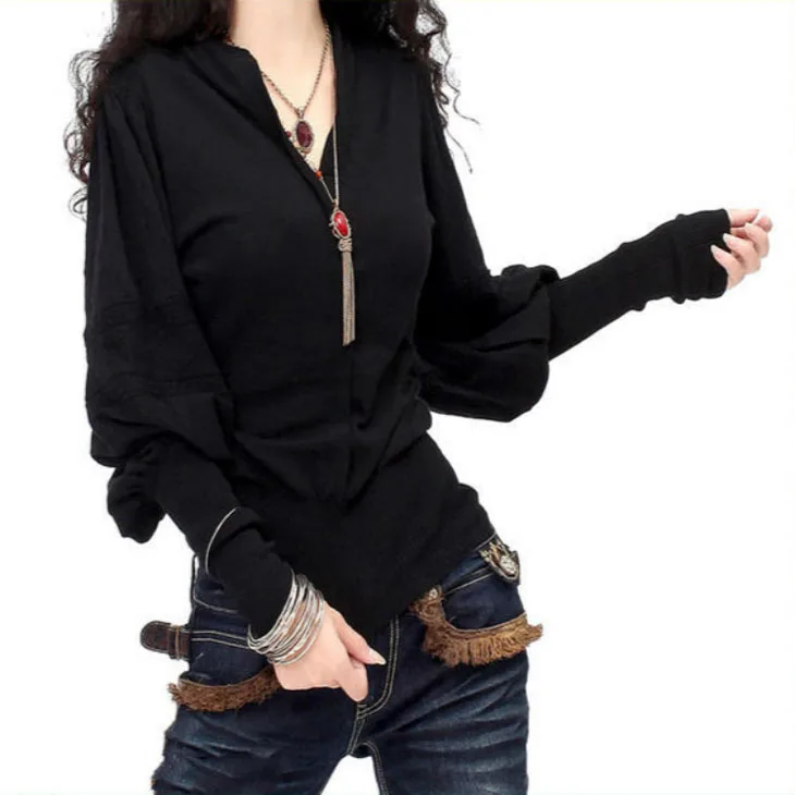 2019 New Autumn And Winter Thickening 100% Cashmere Sweater Women's V-neck Sexy Lantern Sleeves Long Sleeve Short Loose Wool
2019 New Autumn And Winter Thickening 100% Cashmere Sweater Women's V-neck Sexy Lantern Sleeves Long Sleeve Short Loose Wool