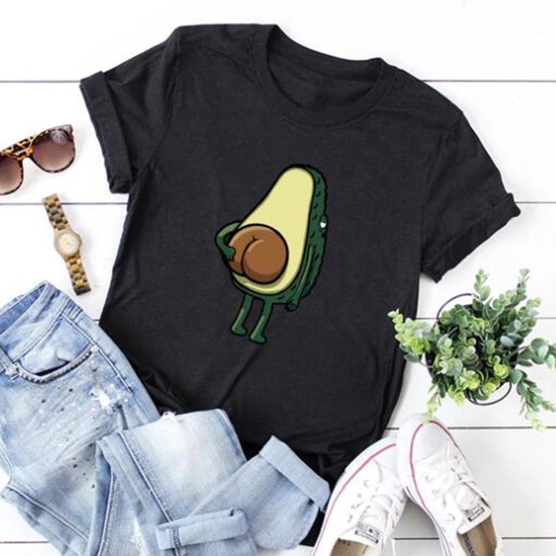 Avocado Funny T Shirts Women Cotton Short Sleeve Harajuku Tee Shirt Femme Kawaii Clothes Plus Size Graphic Tops Drop Shipping
Avocado Funny T Shirts Women Cotton Short Sleeve Harajuku Tee Shirt Femme Kawaii Clothes Plus Size Graphic Tops Drop Shipping
