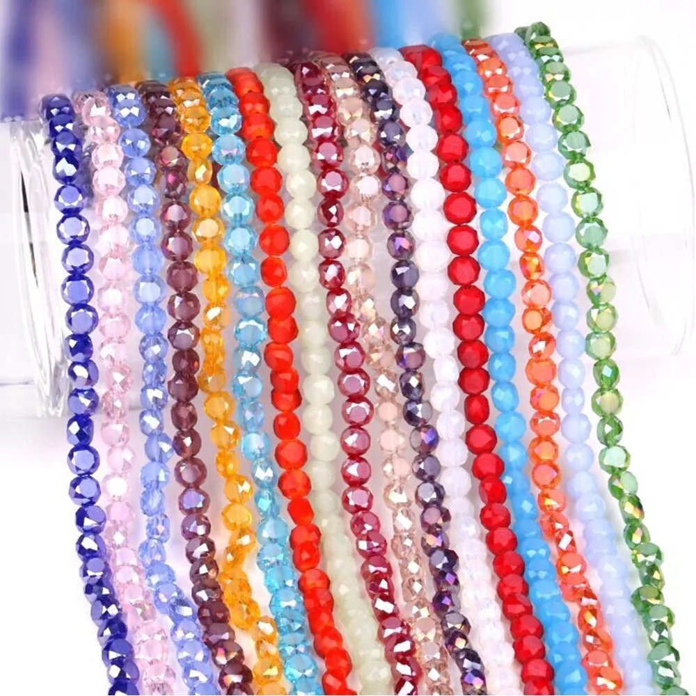 Crystal Bread Beads Black AB Color 6MM 100Pcs/Lot Rondelle Glass Faceted Loose Beads for DIY Jewelry Making Joyasy Accesorios
Crystal Bread Beads Black AB Color 6MM 100Pcs/Lot Rondelle Glass Faceted Loose Beads for DIY Jewelry Making Joyasy Accesorios