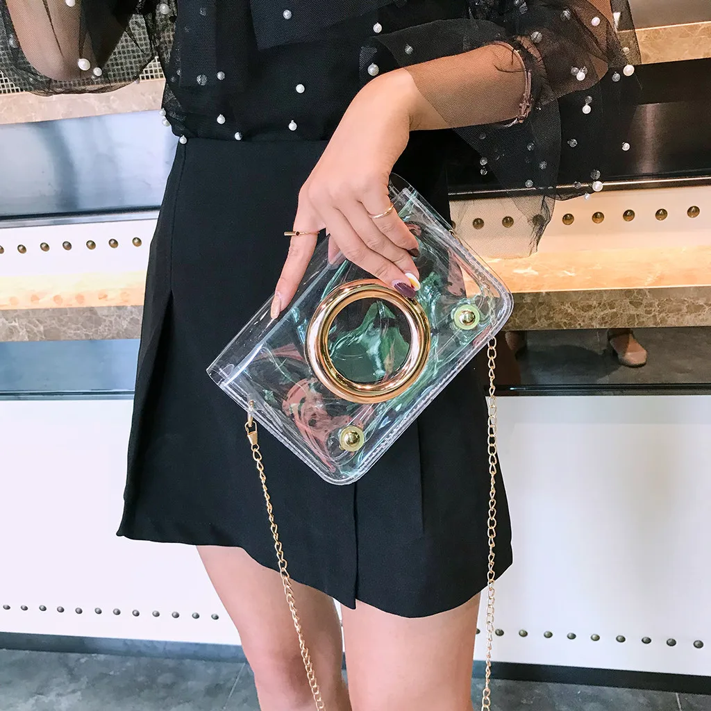 Maison Fabre Women Chain Round Hardware Jelly Transparent Shoulder Diagonal Square Bag bags for women 2019 new shoulder bag 705#
Maison Fabre Women Chain Round Hardware Jelly Transparent Shoulder Diagonal Square Bag bags for women 2019 new shoulder bag 705#