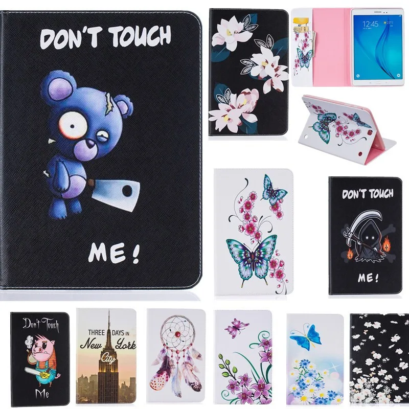 Fashion flip Stand PU Leather Case For Samsung Galaxy Tab A 9.7 inch SM T550 T551 T555 Beautiful Painted tablet Shell Cover+film
Fashion flip Stand PU Leather Case For Samsung Galaxy Tab A 9.7 inch SM T550 T551 T555 Beautiful Painted tablet Shell Cover+film