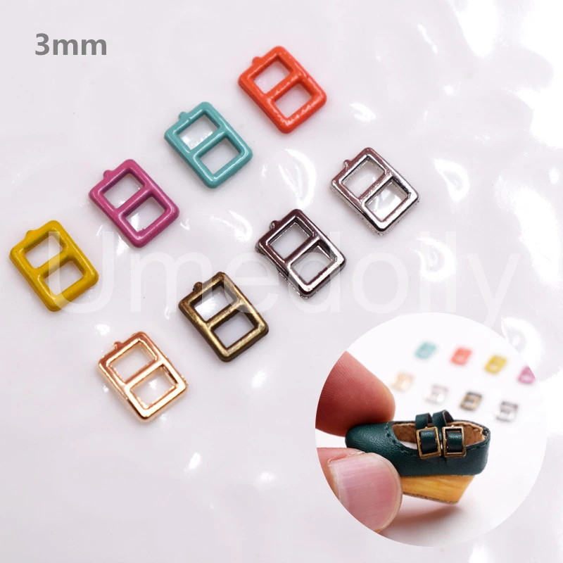 20/50/100PCS 3mm Mini Button Tri-glide Buckle Small Belt Buckle for BJD Blyth Doll Clothes DIY Shoes Buckle Accessories 8 Colors
20/50/100PCS 3mm Mini Button Tri-glide Buckle Small Belt Buckle for BJD Blyth Doll Clothes DIY Shoes Buckle Accessories 8 Colors