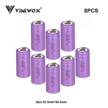 Real SC 2000mAh 1.2V Ni-CD Rechargeable Battery Cell Power Tool Battery For Electrical Tools Robot Accumulator Subc Batteria
Real SC 2000mAh 1.2V Ni-CD Rechargeable Battery Cell Power Tool Battery For Electrical Tools Robot Accumulator Subc Batteria