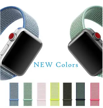 50pcs Sport loop For Apple Watch band 42mm 38mm iWatch 4 3/2/1 nylon watch strap bracelet watchband hook-and-loop closure clasp
50pcs Sport loop For Apple Watch band 42mm 38mm iWatch 4 3/2/1 nylon watch strap bracelet watchband hook-and-loop closure clasp
