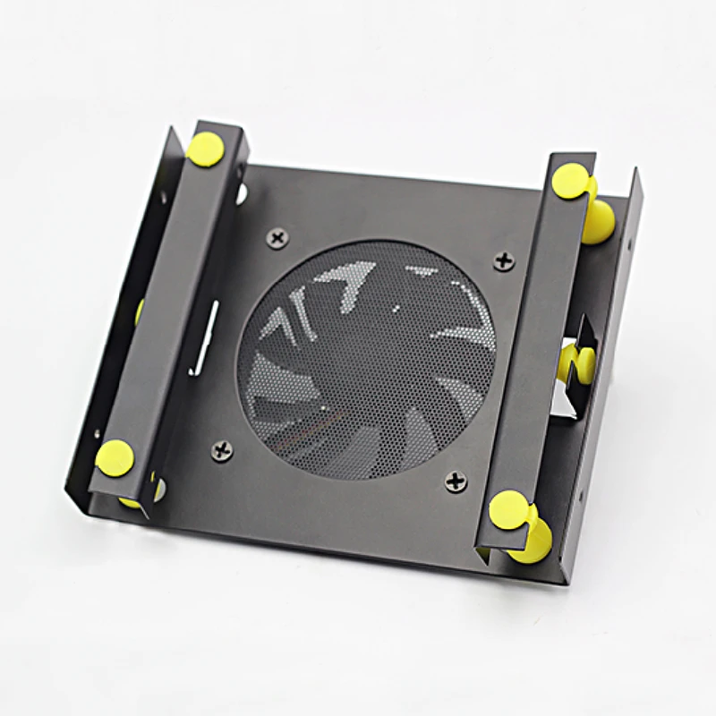 3.5 SATA hard disk 5.25 Bay hard disk shock absorber bracket converter installation kit w/w equipped with 8cm cooling fan
3.5 SATA hard disk 5.25 Bay hard disk shock absorber bracket converter installation kit w/w equipped with 8cm cooling fan