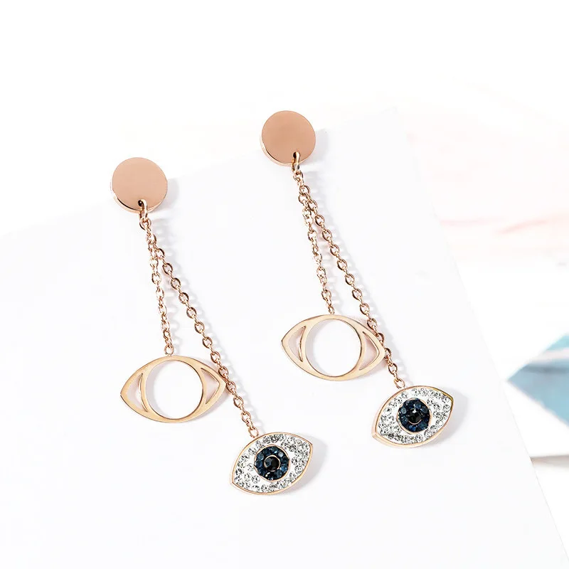 Simple Personality Tassels Earrings Devil's Eye And Eardrop Wild Joker Earring Er-17
Simple Personality Tassels Earrings Devil's Eye And Eardrop Wild Joker Earring Er-17