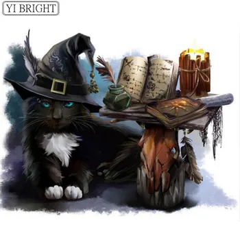 Diamond Embroidery diy diamond Painting Cross Stitch kit Magical Black Cat Animals picture 5d Diamond Mosaic Home Decor LK1
Diamond Embroidery diy diamond Painting Cross Stitch kit Magical Black Cat Animals picture 5d Diamond Mosaic Home Decor LK1
