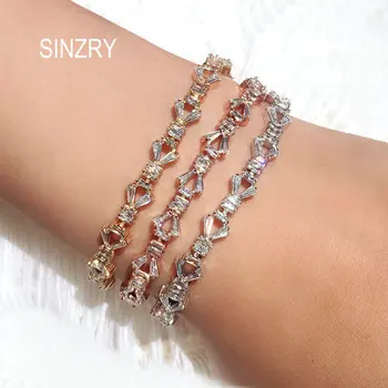 SINZRY hot fashion Jewelry AAA Cut Cubic zircon elegant triangle geometry CZ dazzling charm Bracelets & bangle for Women
SINZRY hot fashion Jewelry AAA Cut Cubic zircon elegant triangle geometry CZ dazzling charm Bracelets & bangle for Women