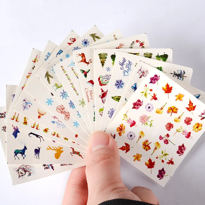 Mtssii 1pc Flower Nail Stickers Water Decals Cute Animals Owl Deer Wraps Flora Watermark Adhesive Decoration Manicure DIY Tools
Mtssii 1pc Flower Nail Stickers Water Decals Cute Animals Owl Deer Wraps Flora Watermark Adhesive Decoration Manicure DIY Tools