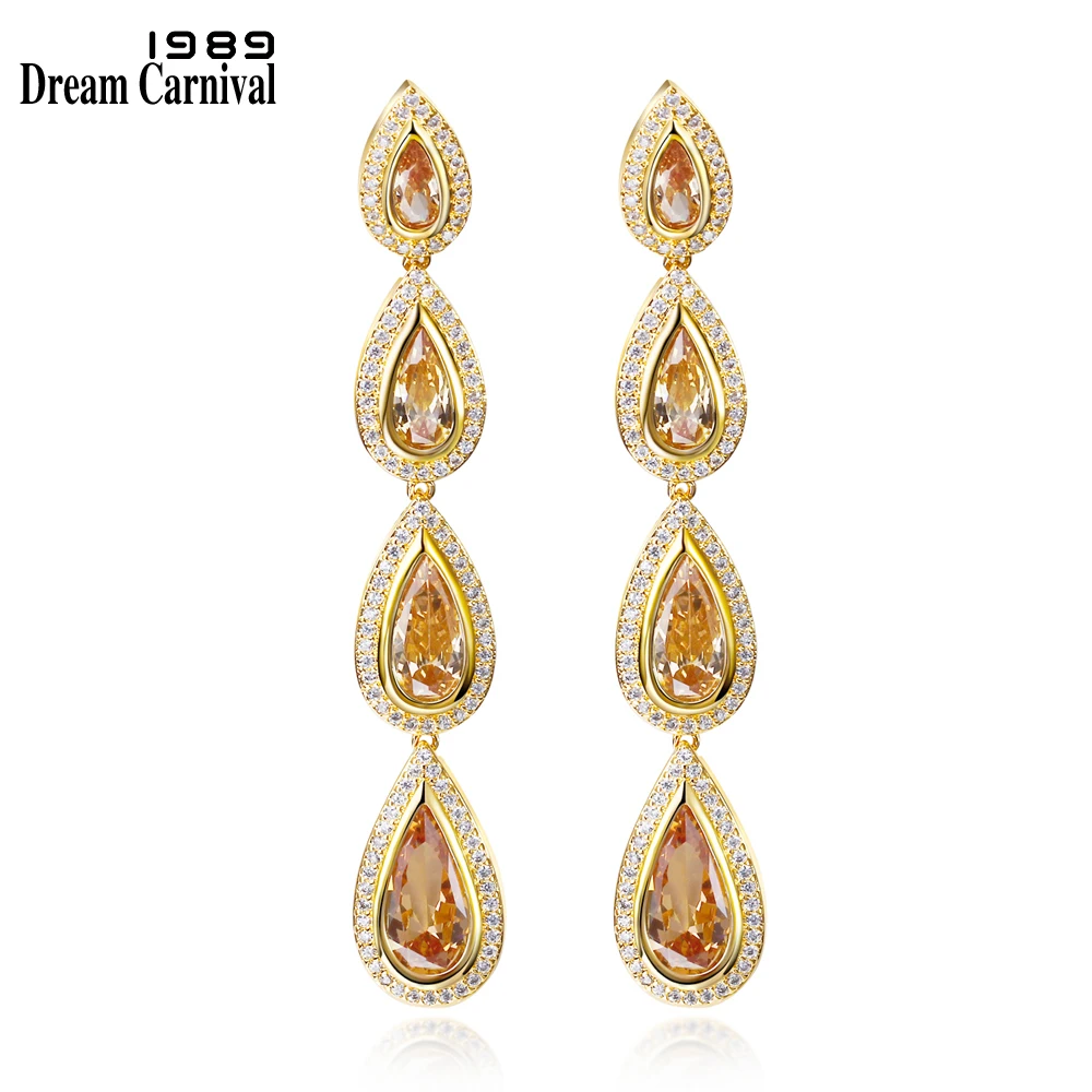 DreamCarnival1989 Long Tear Drop Earrings Green Blue Red Purple CZ Rhodium Gold Color Boucle D'oreille Wedding Jewelry SE10415
DreamCarnival1989 Long Tear Drop Earrings Green Blue Red Purple CZ Rhodium Gold Color Boucle D'oreille Wedding Jewelry SE10415