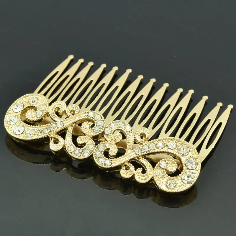 Gold Tobe Hairpins Accessories Wedding Jewelry Rhinestone Crystal Palace Style Cute Flower Hair Comb Head Band For Women XBY044
Gold Tobe Hairpins Accessories Wedding Jewelry Rhinestone Crystal Palace Style Cute Flower Hair Comb Head Band For Women XBY044