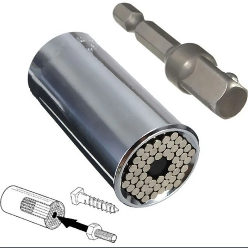 Universal Multifunctional Wrench Set Head Key Sleeve Socket 7-19mm Ratchet Spanner Power Drill Kits Magical Bushing Hand Tools
Universal Multifunctional Wrench Set Head Key Sleeve Socket 7-19mm Ratchet Spanner Power Drill Kits Magical Bushing Hand Tools