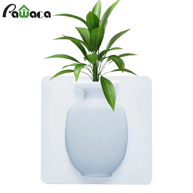 Silicone Sticky Vase Stick on The Wall Flower Pot Magic Flower Plant Vases Flower Container for Home Offices Wall Decorations
Silicone Sticky Vase Stick on The Wall Flower Pot Magic Flower Plant Vases Flower Container for Home Offices Wall Decorations