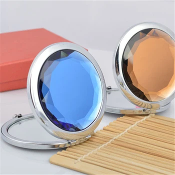 Ladies Handbag Cosmetic Mirror MAKE UP Beauty Lady Gift Crystal Makeup Mirrors Folding Double-sided Portable Mirror 12 Color
Ladies Handbag Cosmetic Mirror MAKE UP Beauty Lady Gift Crystal Makeup Mirrors Folding Double-sided Portable Mirror 12 Color