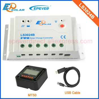 solar charger 12V battery Controller Small power station LS3024B 30A 30amps MT50 remote meter and USB PC connect cable EPEVER
solar charger 12V battery Controller Small power station LS3024B 30A 30amps MT50 remote meter and USB PC connect cable EPEVER