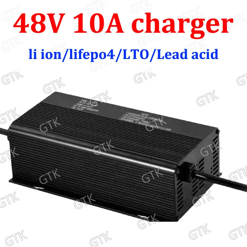 48v 10A lithium ion lifepo4 LTO lead acid smart charger 13S 54.6V li ion charger 20s 56v LTO 10A 20S 54.8V 10A lifepo4 charger
48v 10A lithium ion lifepo4 LTO lead acid smart charger 13S 54.6V li ion charger 20s 56v LTO 10A 20S 54.8V 10A lifepo4 charger