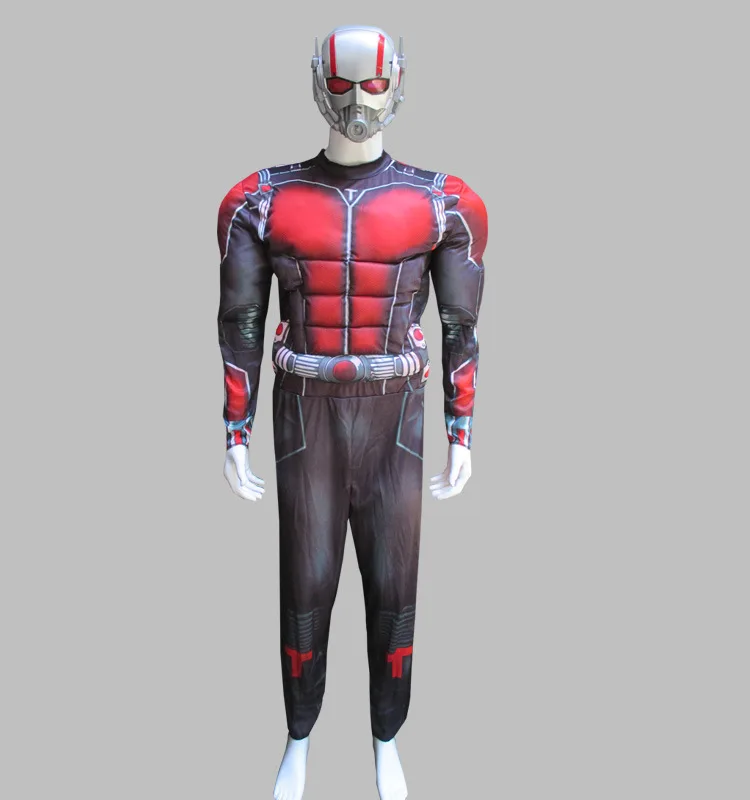 Antman Adults Muscle Jumpsuits Mask Avengers Ant Man Onesie Halloween Costume Mens Clothes Movie Superhero Cosplay Clothing
Antman Adults Muscle Jumpsuits Mask Avengers Ant Man Onesie Halloween Costume Mens Clothes Movie Superhero Cosplay Clothing