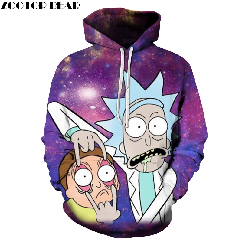 Novelty 3D Hoodies Men Women Sweatshirts Rick And Morty Hoodies Brand Pullover Casual Hooded Tracksuits Quality Hot Streetwear
Novelty 3D Hoodies Men Women Sweatshirts Rick And Morty Hoodies Brand Pullover Casual Hooded Tracksuits Quality Hot Streetwear