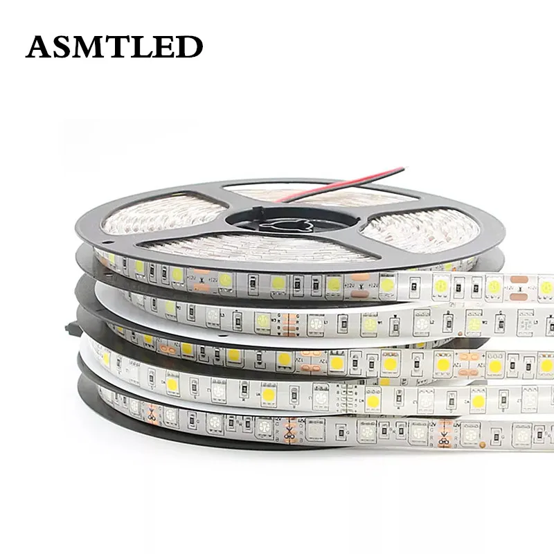 5M LED Strip SMD 5050 DC12V Flexible Light 60LED/m RGB/Cool White/Warm White/Blue/Green/Red/Yellow/RGBW/RGBWW 5050 LED Strip
5M LED Strip SMD 5050 DC12V Flexible Light 60LED/m RGB/Cool White/Warm White/Blue/Green/Red/Yellow/RGBW/RGBWW 5050 LED Strip