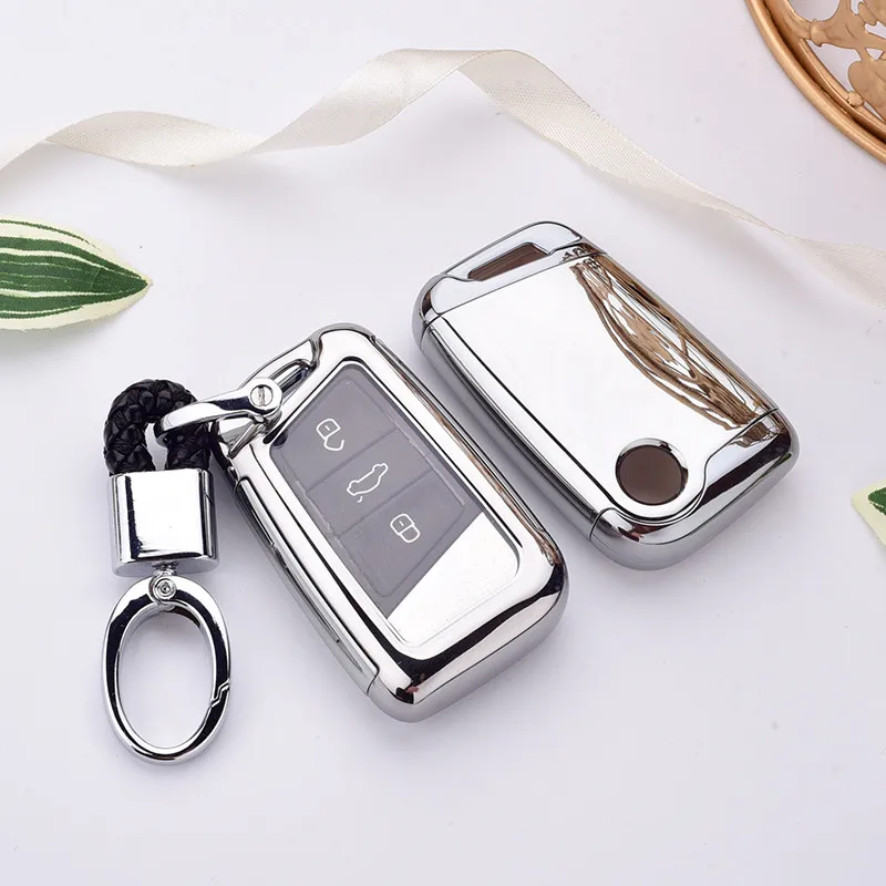 NEW TPU Soft Elegant Full package Car Key Case Cover For Volkswagen VW Magotan Passat B8 Skoda A7 Variant Superb keychain
NEW TPU Soft Elegant Full package Car Key Case Cover For Volkswagen VW Magotan Passat B8 Skoda A7 Variant Superb keychain
