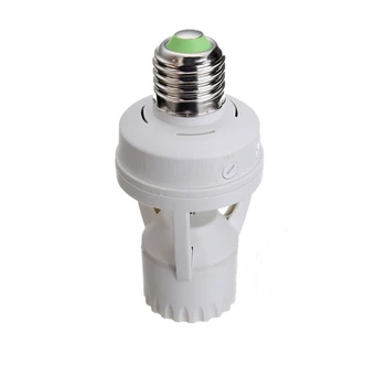 360 Degree Detection PIR Infrared Motion Sensor E27 LED Light Lamp Base Holder Bulb Socket
360 Degree Detection PIR Infrared Motion Sensor E27 LED Light Lamp Base Holder Bulb Socket