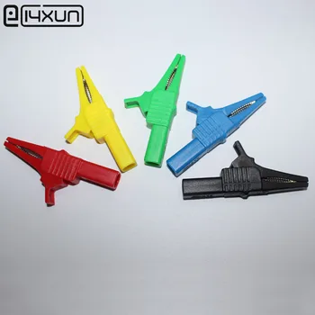 10pcs Safety Dolphin Clip 27mm Jaw Open Large Current Insulated Alligator Clip with 4mm Socket Compatible with 4mm Banana Plugs
10pcs Safety Dolphin Clip 27mm Jaw Open Large Current Insulated Alligator Clip with 4mm Socket Compatible with 4mm Banana Plugs