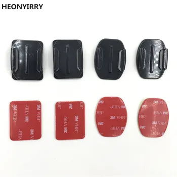 HEONYIRRY For Go pro Accessories Sticker Flat Curved Adhesive 3M for GoPro HD Hero