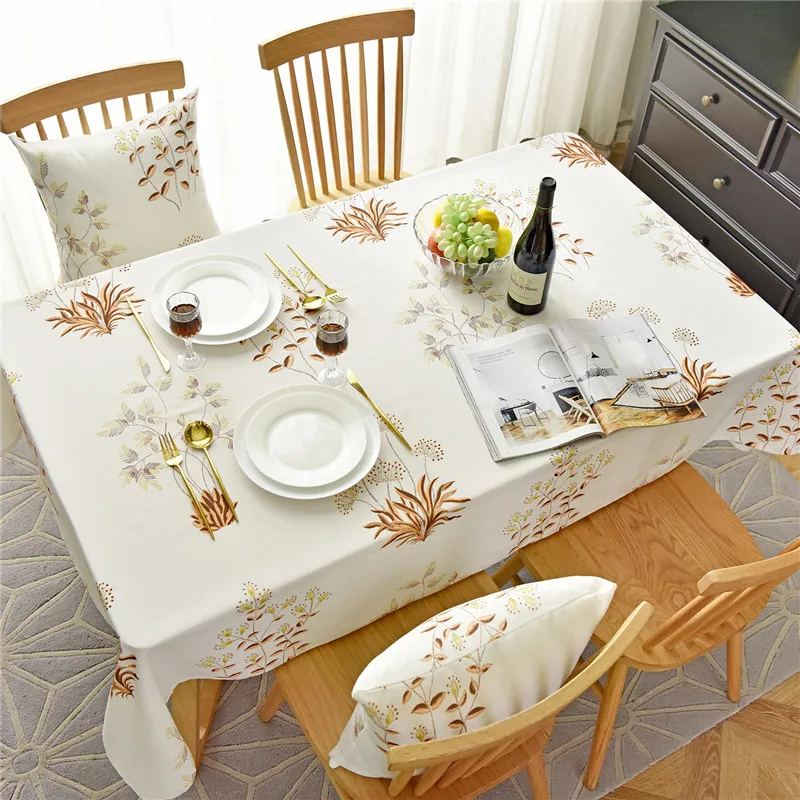 Pastoral Printed Table Cloth Waterproof Fresh Table Cover Household Polyester Rectangle Tablecloths Dinning Decoration
Pastoral Printed Table Cloth Waterproof Fresh Table Cover Household Polyester Rectangle Tablecloths Dinning Decoration