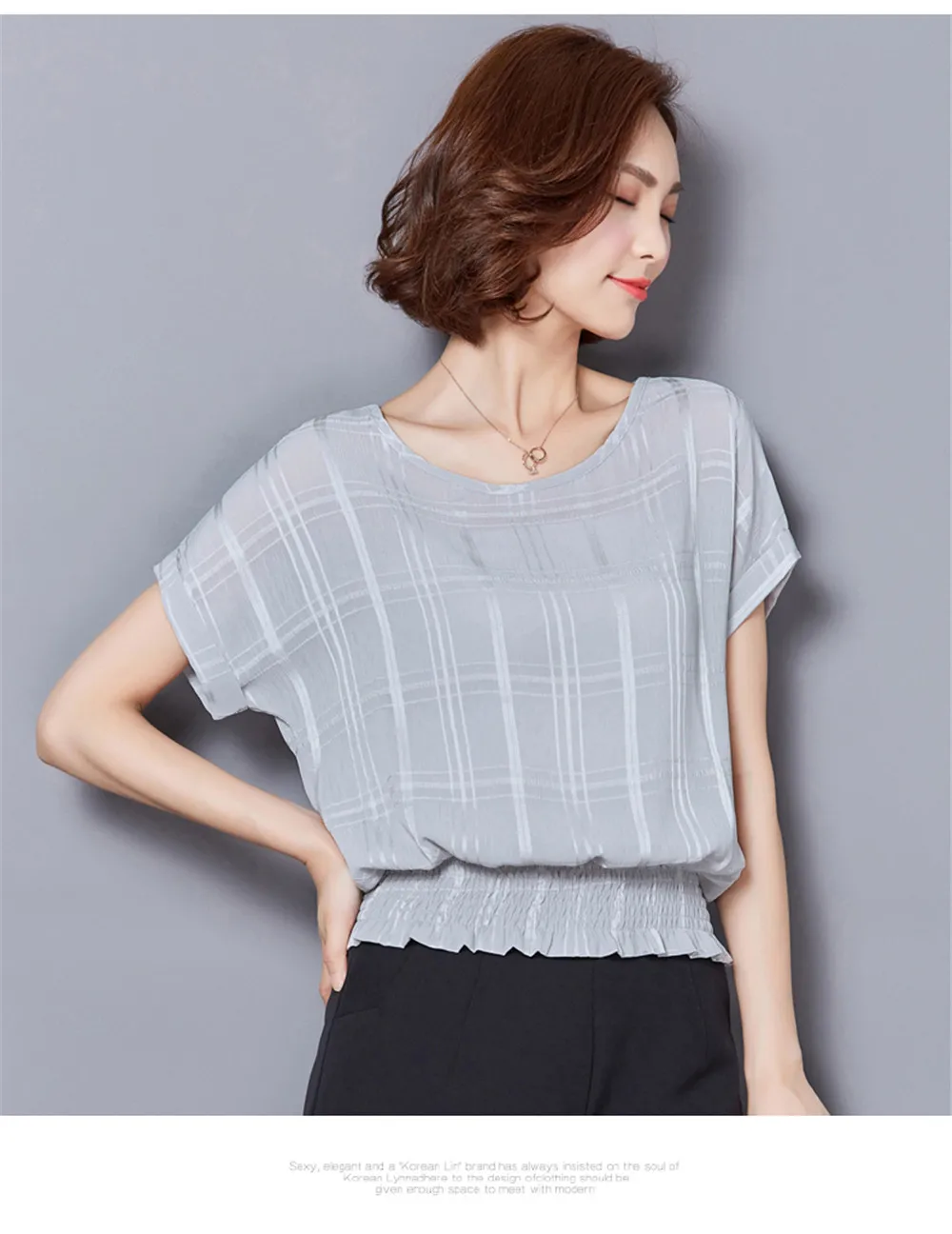White High Waist All Match Blouse shirt For Women 2018 Summer Short Batwing Sleeve Loose Women Blouse Top Linen O-neck Blusas (6)