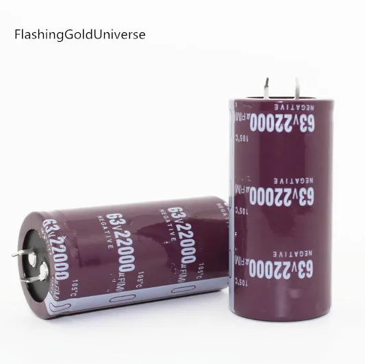 63V 22000UF 22000UF 63V High frequency long life Electrolytic Capacitors volume: 35*70 best quality