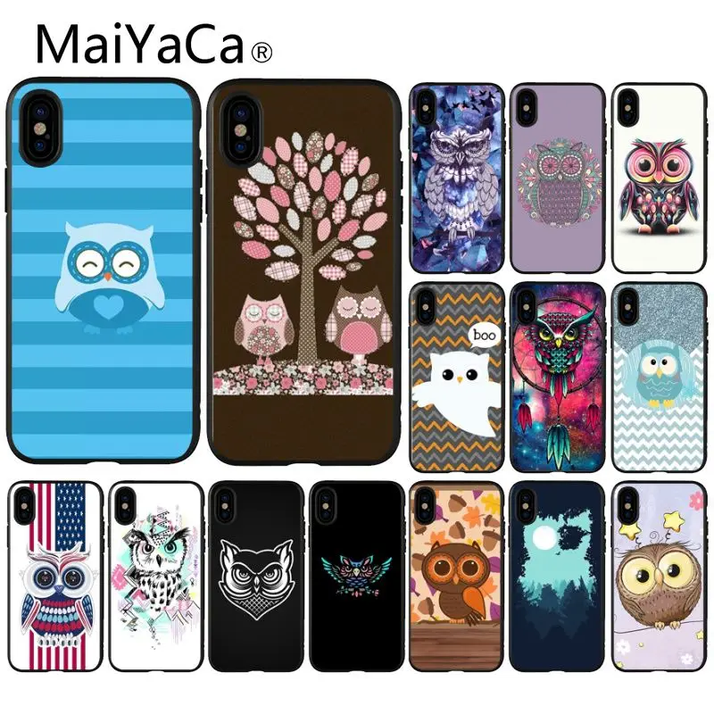 MaiYaCa colorful the best one of owl Black Soft Silicone Phone Cover for Apple iPhone 8 7 6 6S Plus X XS MAX 5 5S SE XR Cover
MaiYaCa colorful the best one of owl Black Soft Silicone Phone Cover for Apple iPhone 8 7 6 6S Plus X XS MAX 5 5S SE XR Cover