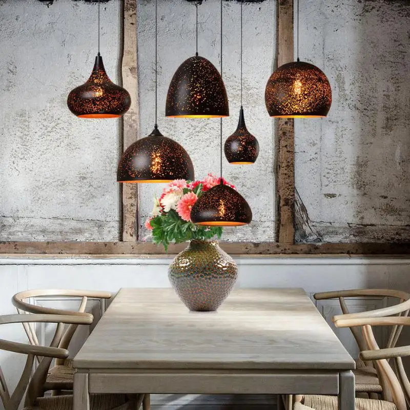 Cafe Room brown 1 pcs iron pendant lights Post Modern E27 rusty Pendant Lamp shop dining room Bar hanging cord lamp Led Lamparas
Cafe Room brown 1 pcs iron pendant lights Post Modern E27 rusty Pendant Lamp shop dining room Bar hanging cord lamp Led Lamparas