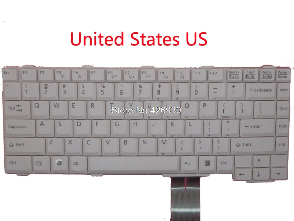 Laptop Keyboard For Fujitsu For Lifebook A6110 N860-7627-T288 CP302795-01 CP353225-01 English US White with frame New Original
Laptop Keyboard For Fujitsu For Lifebook A6110 N860-7627-T288 CP302795-01 CP353225-01 English US White with frame New Original