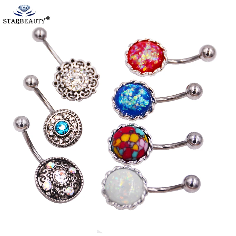8 Style Choice Fake Opal Belly Earring Piercing Titanium Plating Piercing Belly Button Rings 14G Navel Piercing Nombril Ombligo
8 Style Choice Fake Opal Belly Earring Piercing Titanium Plating Piercing Belly Button Rings 14G Navel Piercing Nombril Ombligo