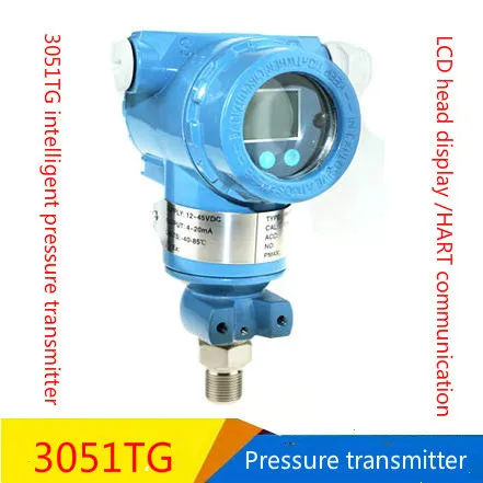 High precision digital display HART communication protocol diffused silicon direct mounting 3051TG intelligent pressure transmit
High precision digital display HART communication protocol diffused silicon direct mounting 3051TG intelligent pressure transmit
