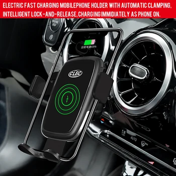 Mobile Cell Phone Holder Electric wireless charging + QC30 converter For Mercedes-Benz C-Class 2019
Mobile Cell Phone Holder Electric wireless charging + QC30 converter For Mercedes-Benz C-Class 2019
