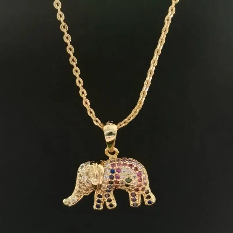 Newest Designer Elephant Necklaces For Women Copper Rose Gold Rhinestone Elephant Pendant Necklace Choker Collier Bijoux Jewelry
Newest Designer Elephant Necklaces For Women Copper Rose Gold Rhinestone Elephant Pendant Necklace Choker Collier Bijoux Jewelry