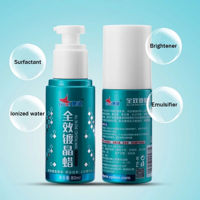 Bicycle Paint Quick-Acting Glazing Wax Paint Polishing Agent Decontamination Wax Glazing Remove Scratches Wax Maintenance
Bicycle Paint Quick-Acting Glazing Wax Paint Polishing Agent Decontamination Wax Glazing Remove Scratches Wax Maintenance