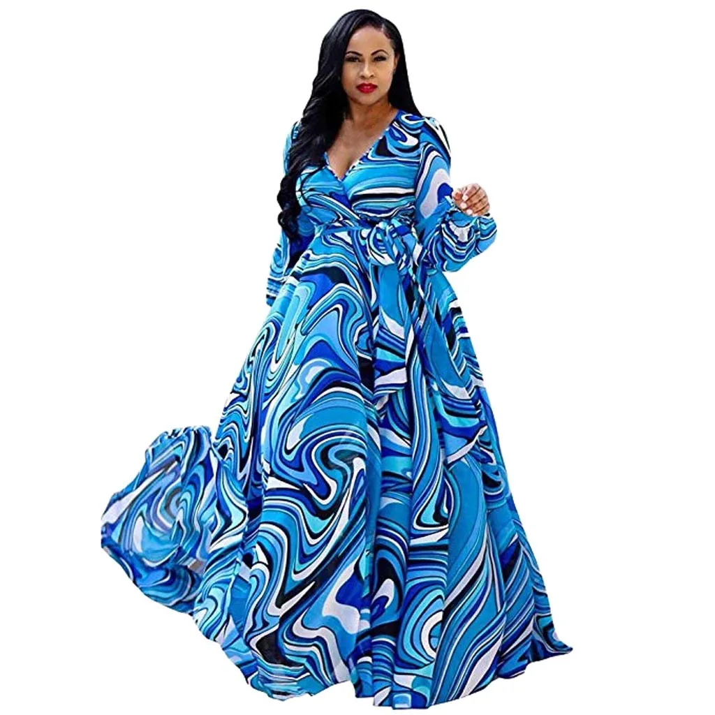 Summer Long Dress Women Maxi Dress Floral print Chiffon Plus Size boho style vestidos Elegant Beach Long Dress Big Size Dresses
Summer Long Dress Women Maxi Dress Floral print Chiffon Plus Size boho style vestidos Elegant Beach Long Dress Big Size Dresses