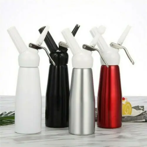 Aluminum 500ML Cream Blower Whipper Dispenser+3x Extra Nozzle+1x Cleaning Brush Cream Dispenser Whipper Foam Maker
Aluminum 500ML Cream Blower Whipper Dispenser+3x Extra Nozzle+1x Cleaning Brush Cream Dispenser Whipper Foam Maker